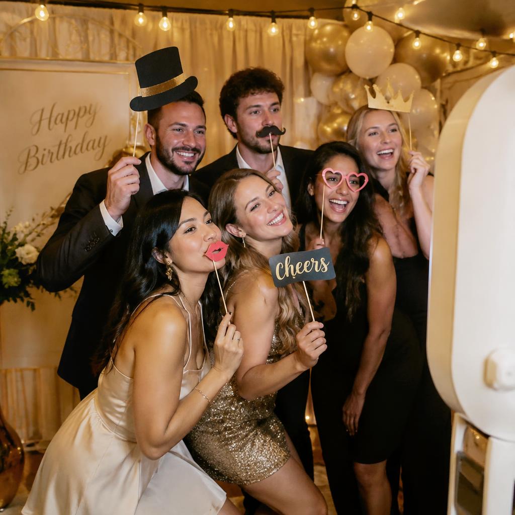 Exemple de photobooth et de tirages